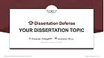 Texas State University Graduation Thesis Defense PPT Template