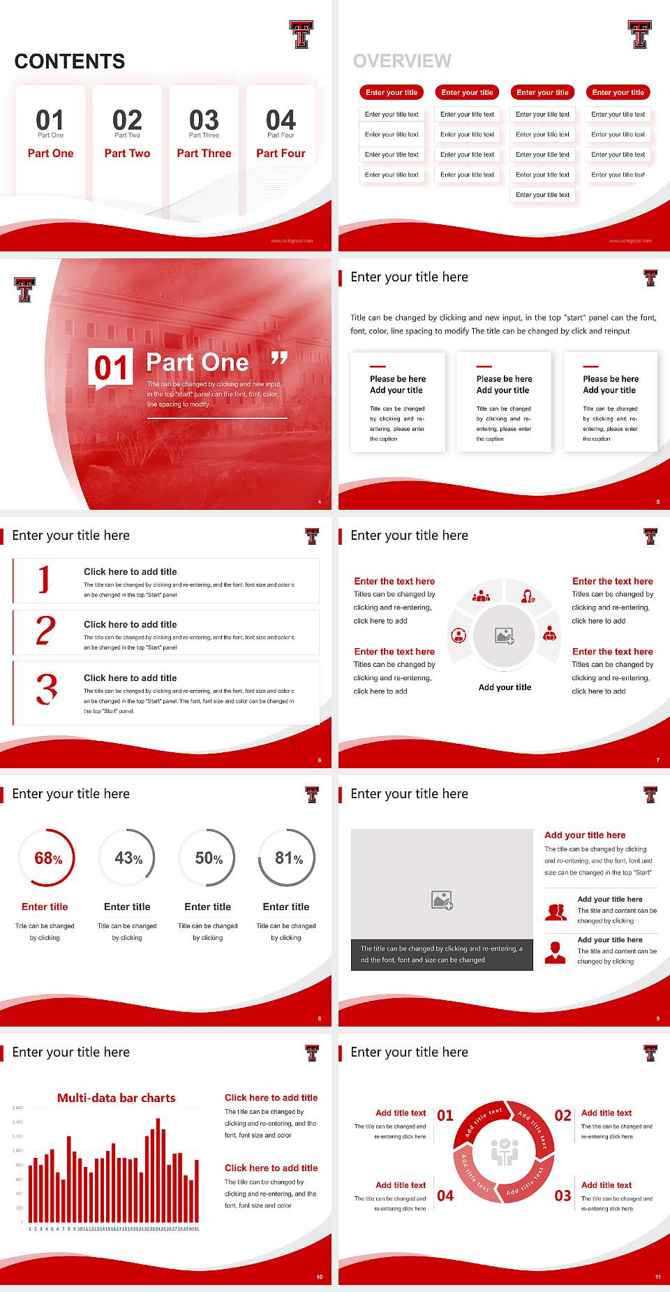 Texas Tech University Health Sciences Center-El Paso Lecture Sharing and Networking Event PPT Template4:3 ratio PPT effect preview image2