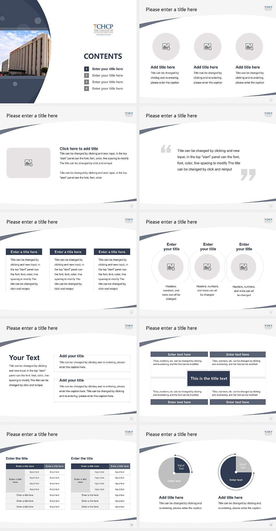 The College of Health Care Professions-Houston Course/Courseware Creation PPT Template4:3 ratio PPT effect preview image2