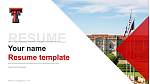 德州理工大学简历PPT模板