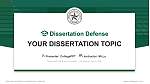Texas Health and Science University – San Antonio Graduation Thesis Defense PPT Template