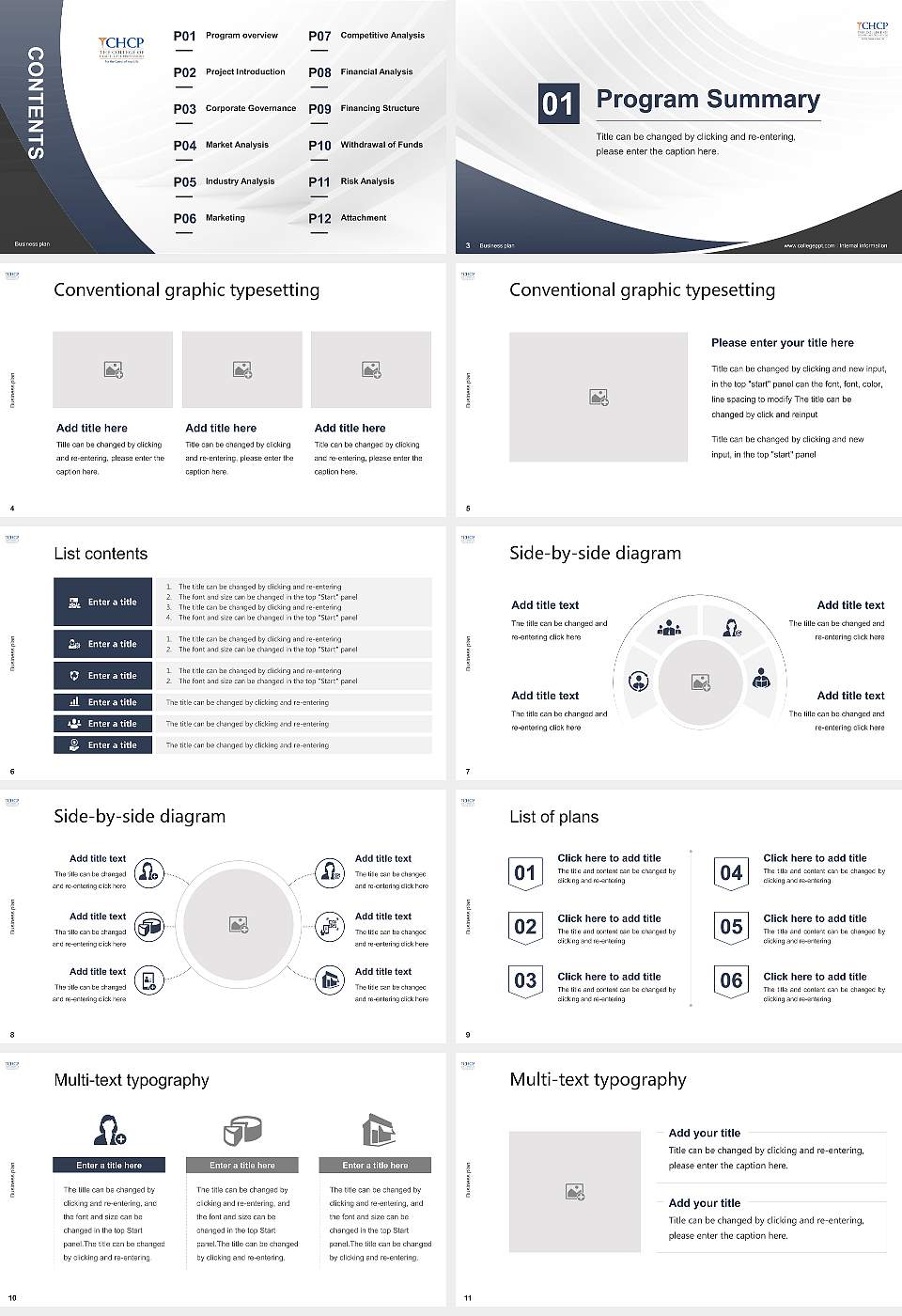 The College of Health Care Professions-Fort Worth Competition/Entrepreneurship Contest PPT Template16:9 ratio PPT effect preview image2