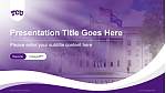 Texas Christian University Lecture Sharing and Networking Event PPT Template