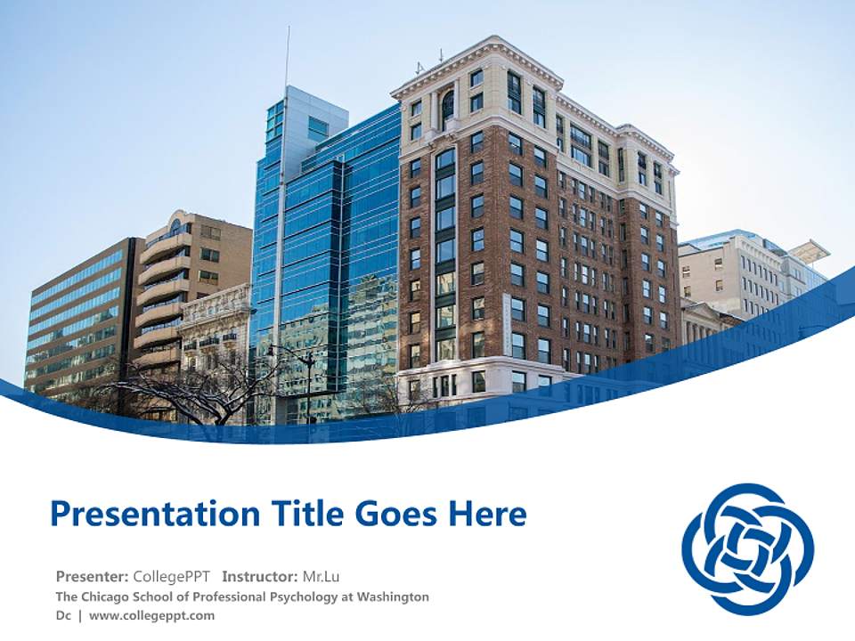 The Chicago School of Professional Psychology at Washington Dc Course/Courseware Creation PPT Template4:3 ratio PPT effect preview image5