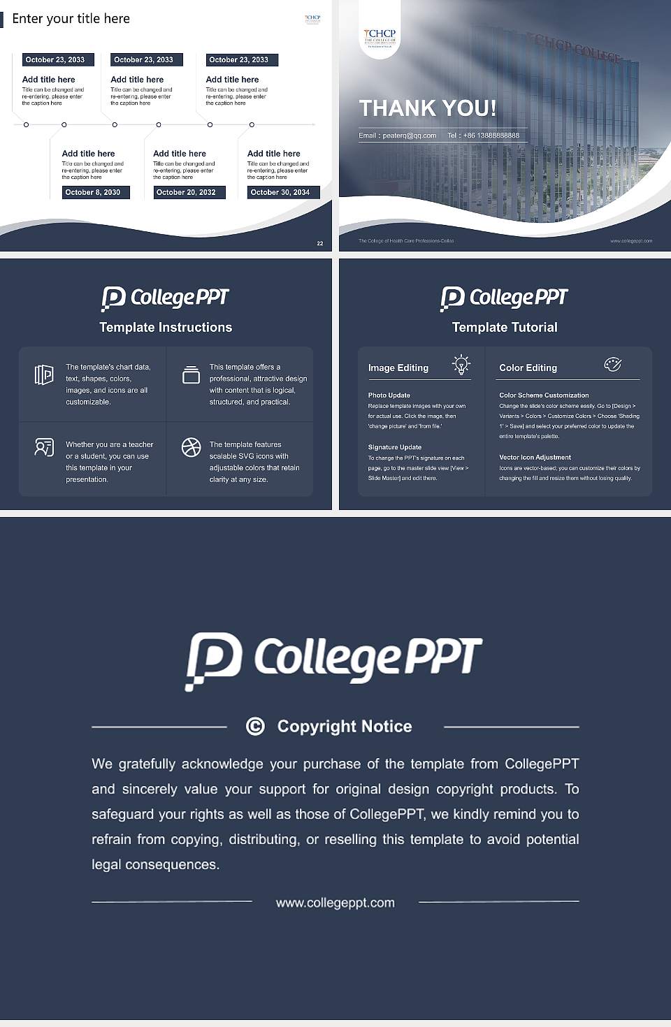 The College of Health Care Professions-Dallas Lecture Sharing and Networking Event PPT Template4:3 ratio PPT effect preview image4