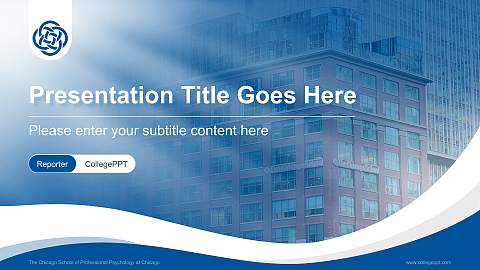 The Chicago School of Professional Psychology at Chicago Lecture Sharing and Networking Event PPT Template