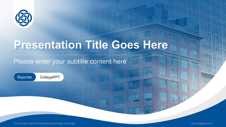 The Chicago School of Professional Psychology at Chicago Lecture Sharing and Networking Event PPT Template16:9 ratio PPT effect preview image1