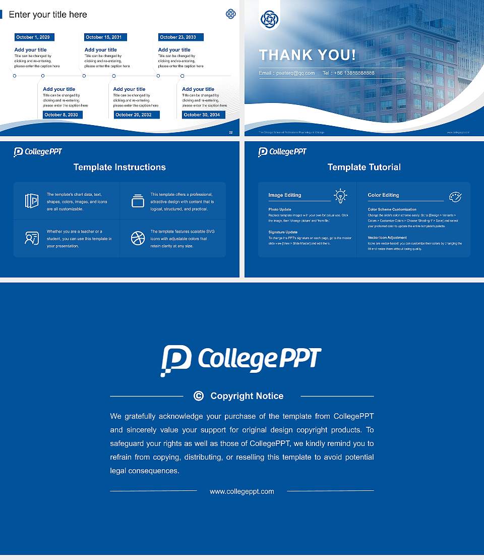 The Chicago School of Professional Psychology at Chicago Lecture Sharing and Networking Event PPT Template16:9 ratio PPT effect preview image4