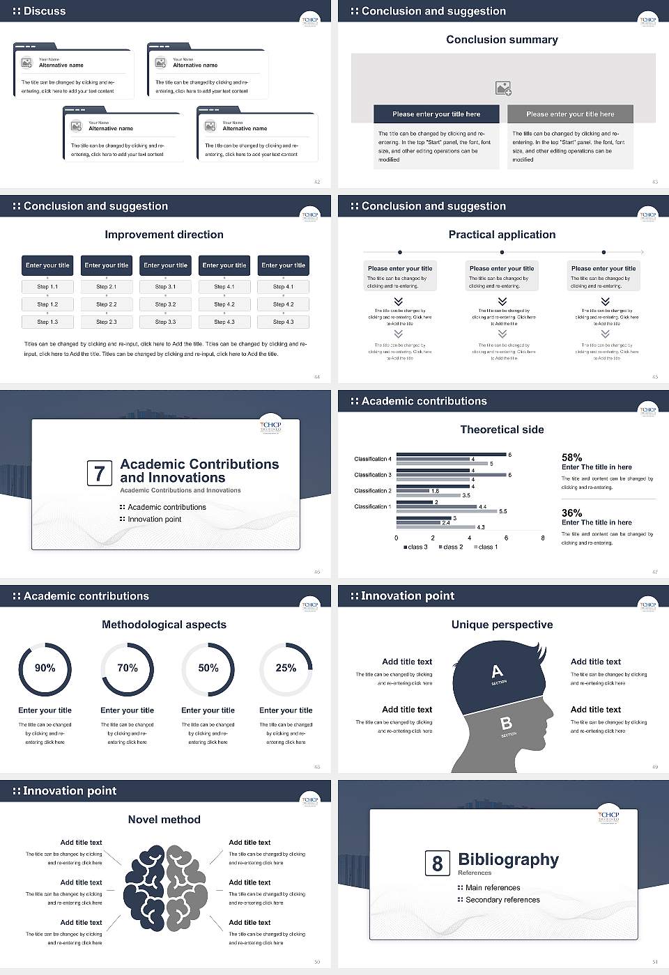 The College of Health Care Professions-Dallas Graduation Thesis Defense PPT Template16:9 ratio PPT effect preview image6