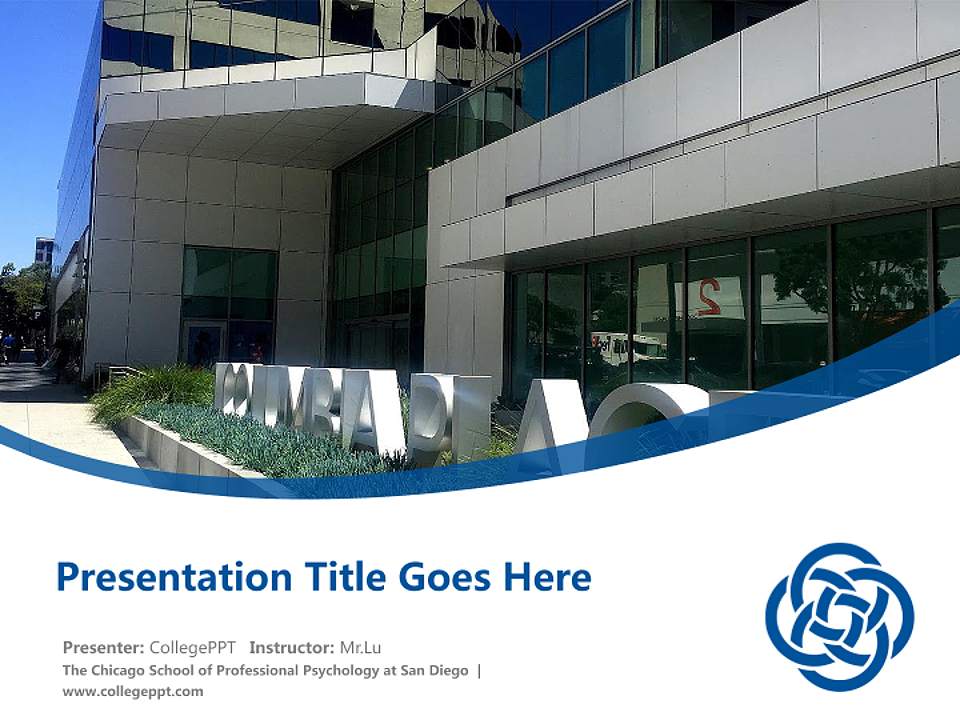 The Chicago School of Professional Psychology at San Diego Course/Courseware Creation PPT Template4:3 ratio PPT effect preview image5