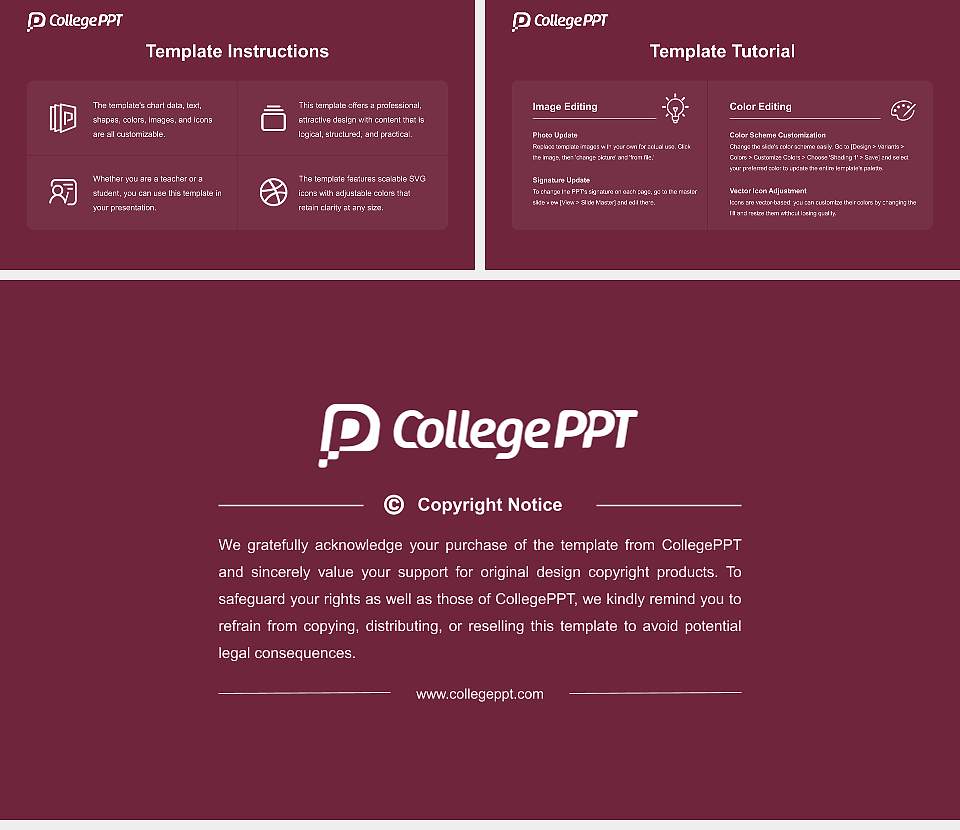 Texas Southern University Course/Courseware Creation PPT Template16:9 ratio PPT effect preview image5