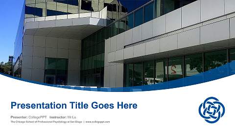 The Chicago School of Professional Psychology at San Diego Course/Courseware Creation PPT Template