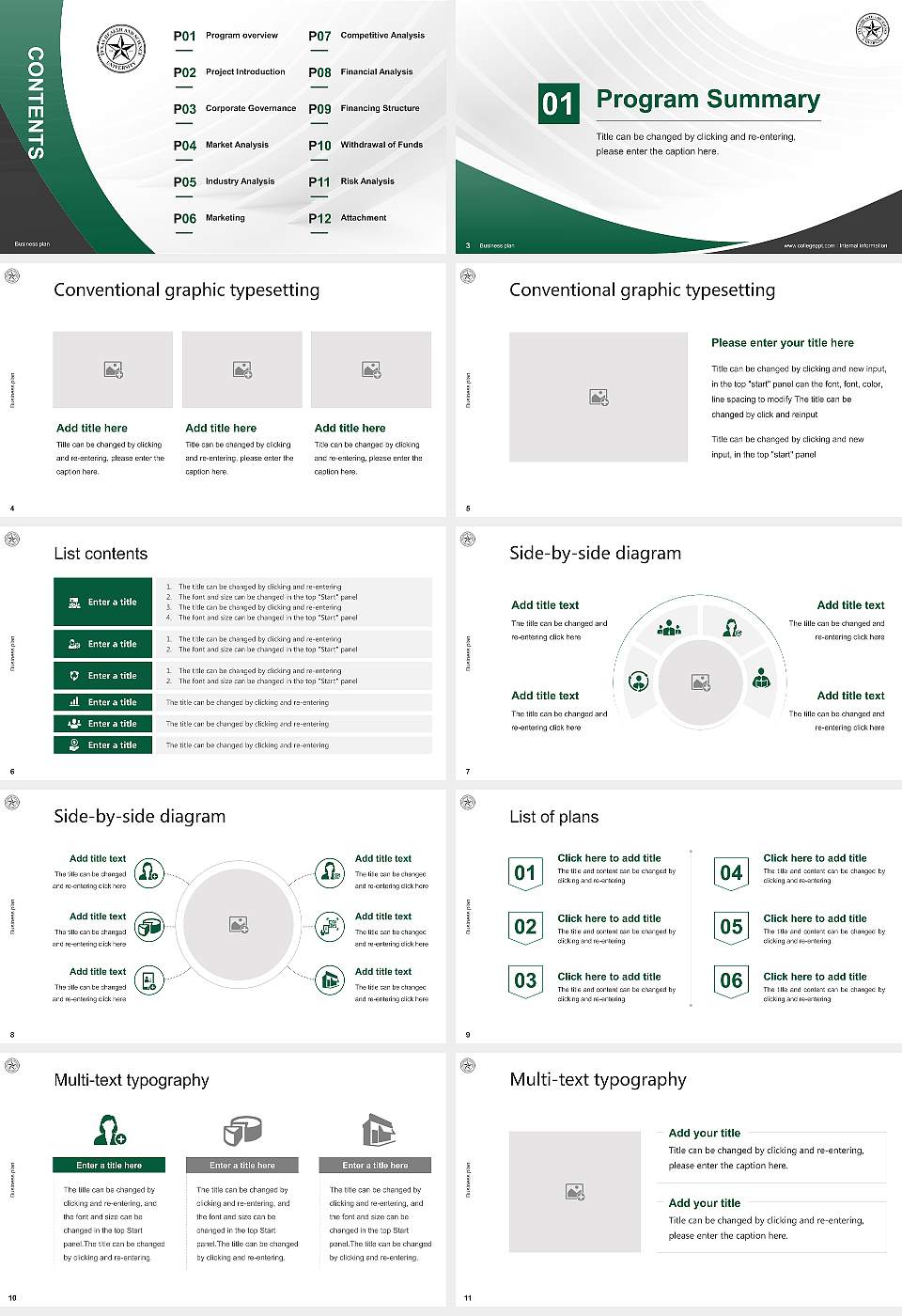 Texas Health and Science University – San Antonio Competition/Entrepreneurship Contest PPT Template16:9 ratio PPT effect preview image2