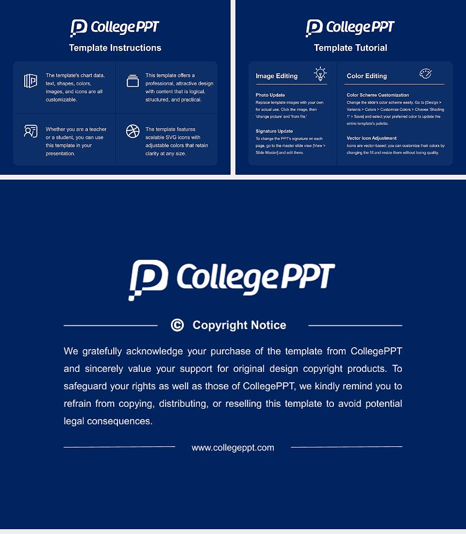 Texas Wesleyan University Course/Courseware Creation PPT Template4:3 ratio PPT effect preview image5