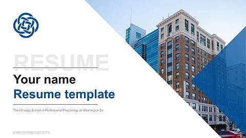 The Chicago School of Professional Psychology at Washington Dc Resume PPT Template