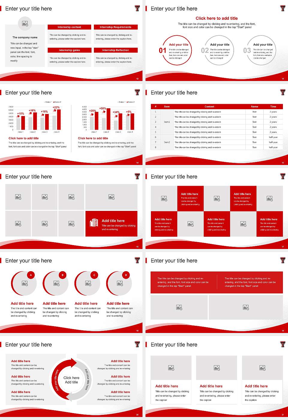 Texas Tech University Health Sciences Center Lecture Sharing and Networking Event PPT Template16:9 ratio PPT effect preview image3