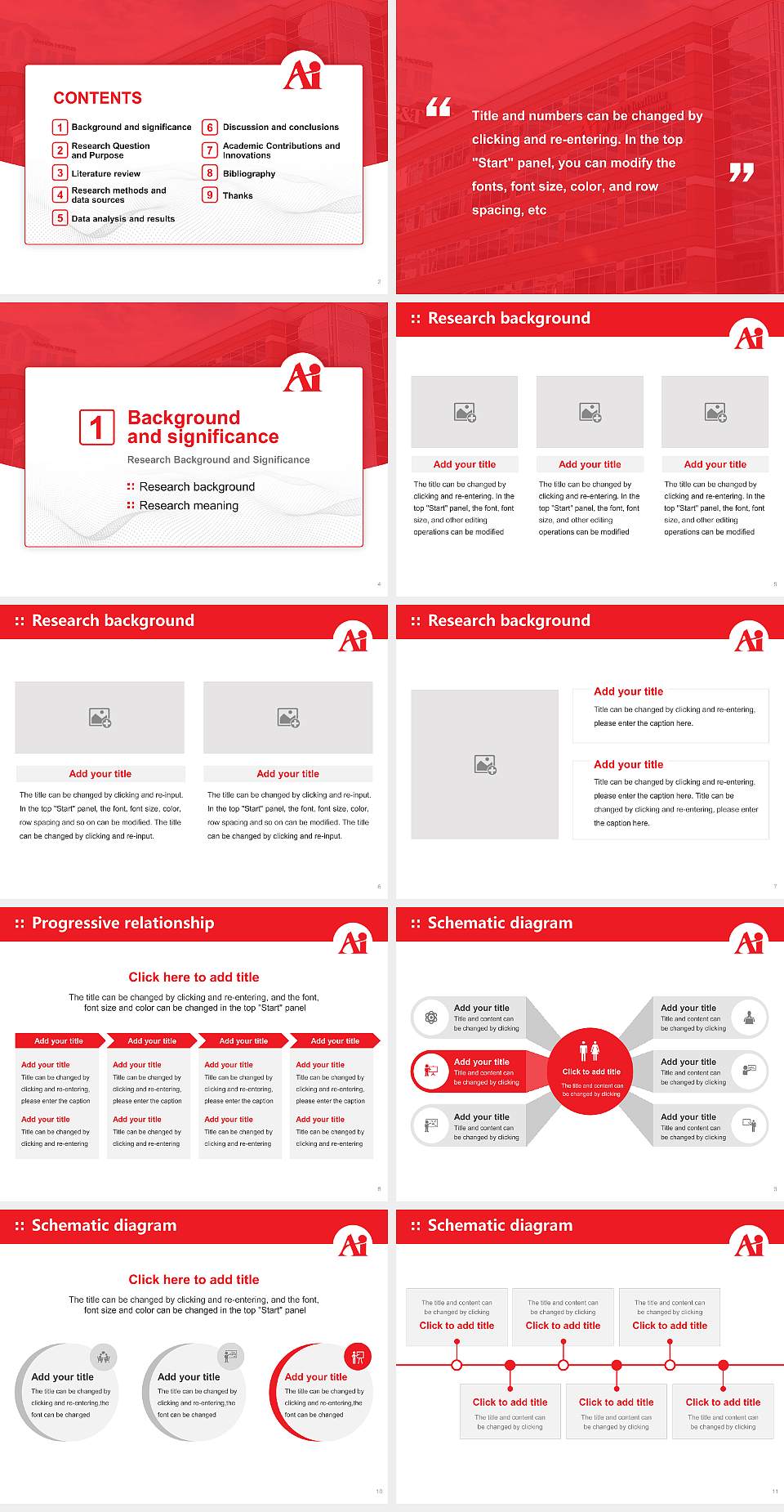 The Art Institute of Virginia Beach Graduation Thesis Defense PPT Template4:3 ratio PPT effect preview image2