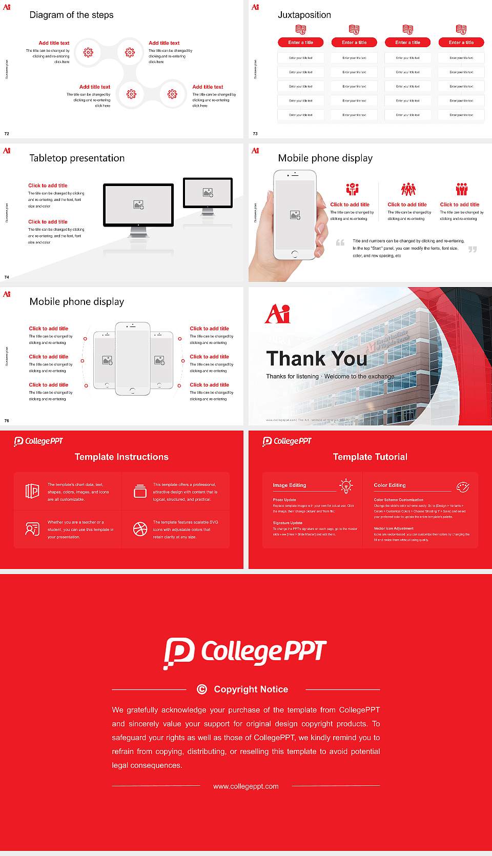 The Art Institute of Virginia Beach Competition/Entrepreneurship Contest PPT Template16:9 ratio PPT effect preview image9