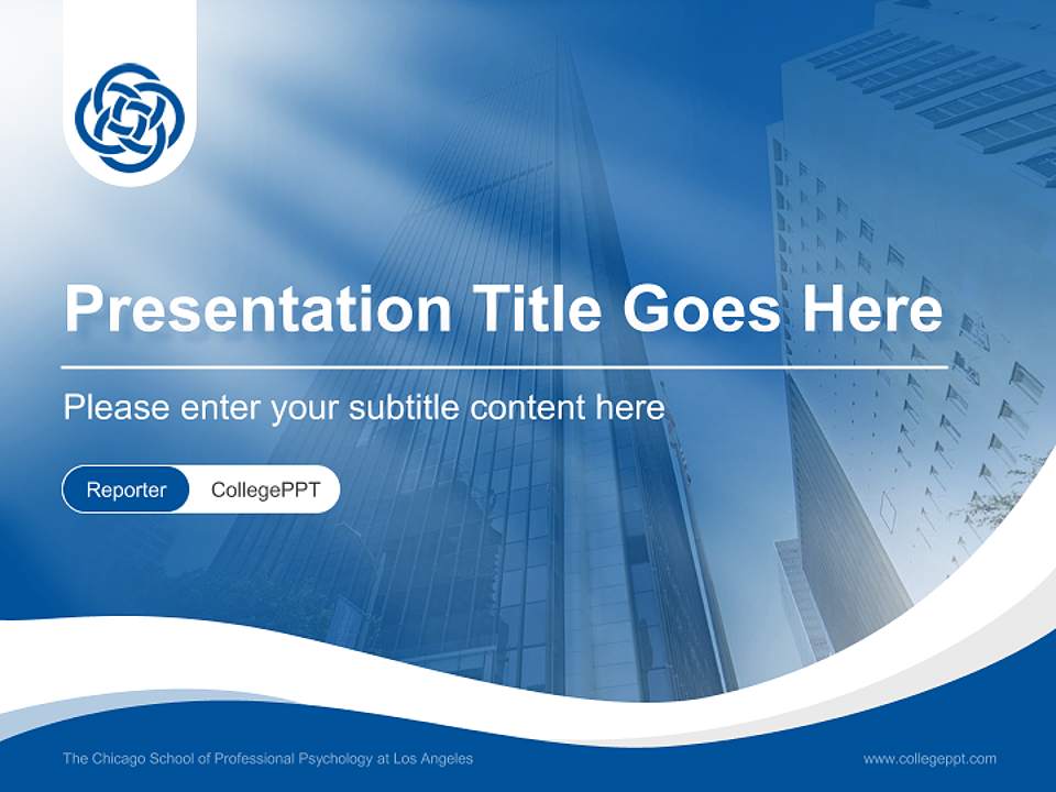 The Chicago School of Professional Psychology at Los Angeles Lecture Sharing and Networking Event PPT Template4:3 ratio PPT effect preview image4