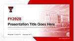 Texas Tech University Health Sciences Center-El Paso Akademisch Powerpoint Vorlage