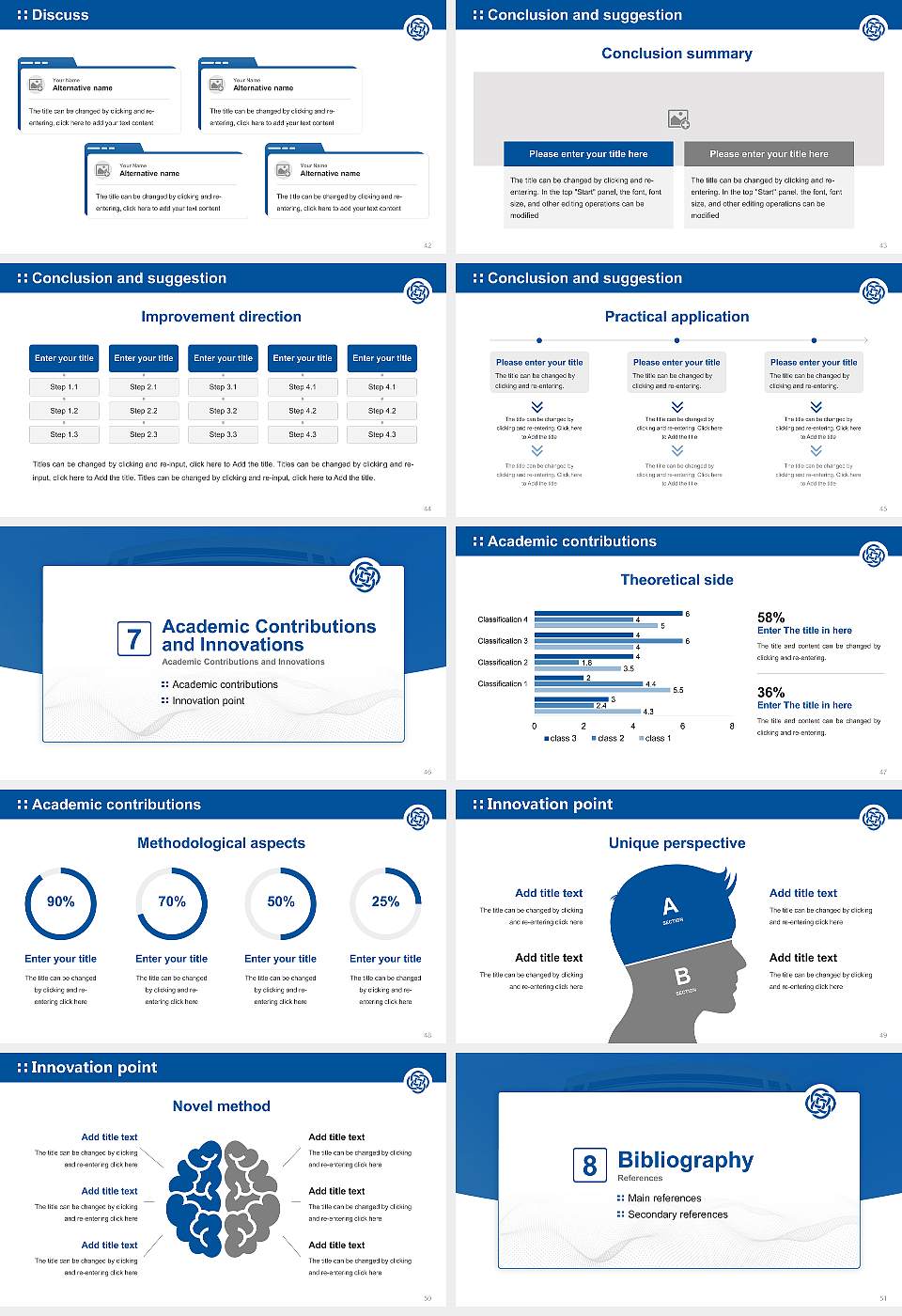 The Chicago School of Professional Psychology at Anaheim Graduation Thesis Defense PPT Template16:9 ratio PPT effect preview image6