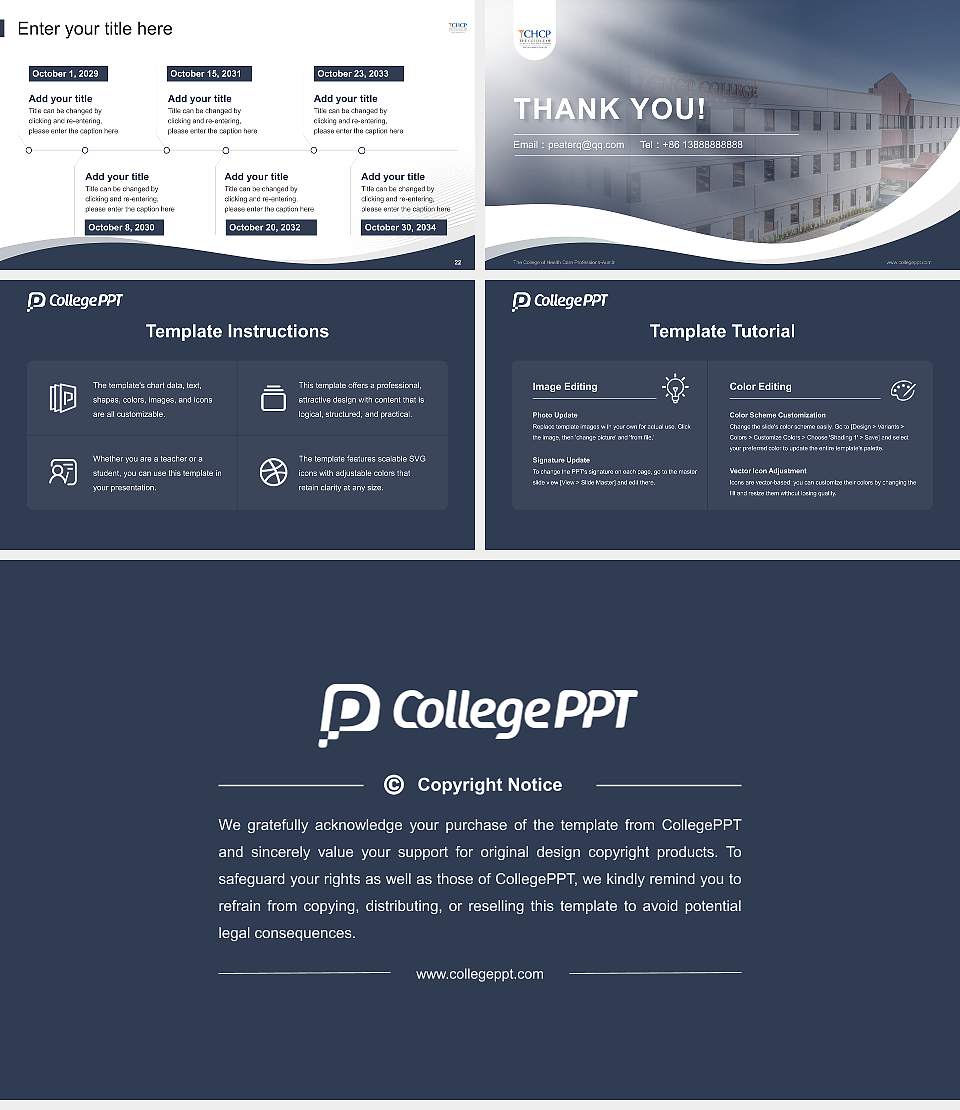The College of Health Care Professions-Austin Lecture Sharing and Networking Event PPT Template16:9 ratio PPT effect preview image4