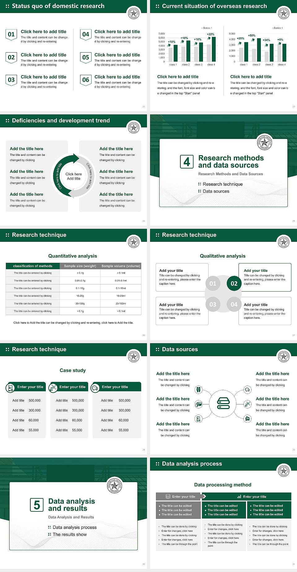 Texas Health and Science University – San Antonio Graduation Thesis Defense PPT Template4:3 ratio PPT effect preview image4