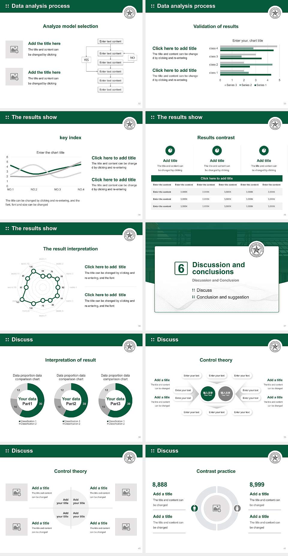 Texas Health and Science University – San Antonio Graduation Thesis Defense PPT Template4:3 ratio PPT effect preview image5