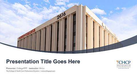 The College of Health Care Professions-Houston Course/Courseware Creation PPT Template