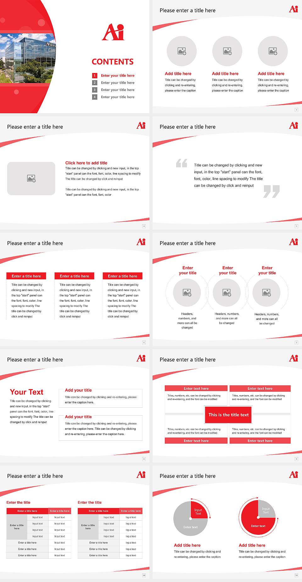 The Art Institute of Houston Course/Courseware Creation PPT Template4:3 ratio PPT effect preview image2