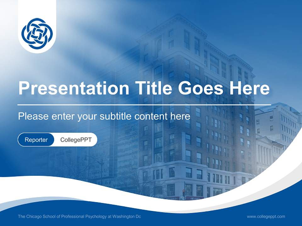 The Chicago School of Professional Psychology at Washington Dc Lecture Sharing and Networking Event PPT Template4:3 ratio PPT effect preview image4