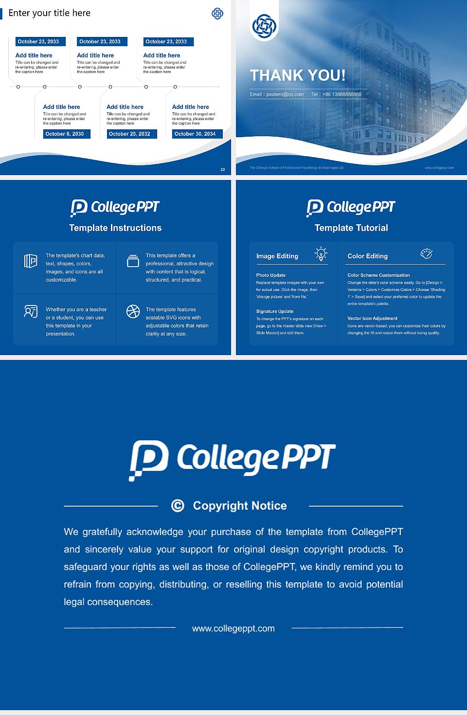 The Chicago School of Professional Psychology at Washington Dc Lecture Sharing and Networking Event PPT Template4:3 ratio PPT effect preview image4