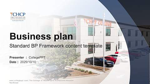 The College of Health Care Professions-Houston Northwest Competition/Entrepreneurship Contest PPT Template