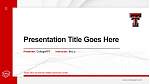 Texas Tech University Health Sciences Center Thesis Proposal/Graduation Defense PPT Template