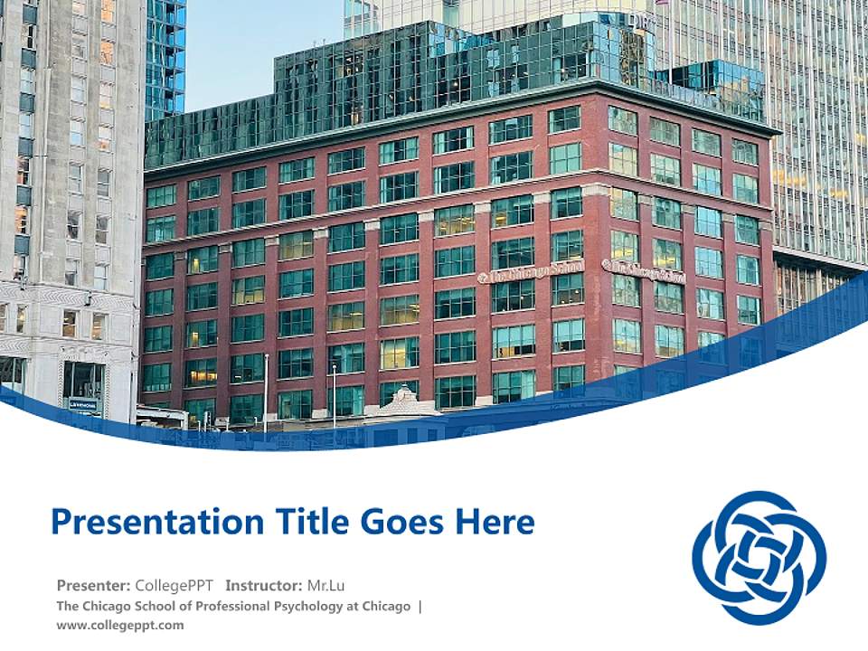 The Chicago School of Professional Psychology at Chicago Course/Courseware Creation PPT Template4:3 ratio PPT effect preview image5