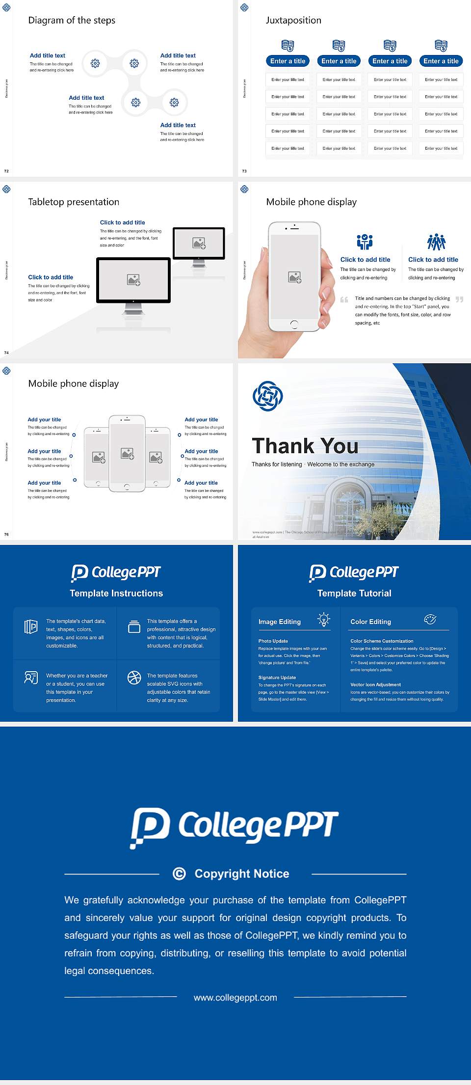 The Chicago School of Professional Psychology at Anaheim Competition/Entrepreneurship Contest PPT Template4:3 ratio PPT effect preview image9