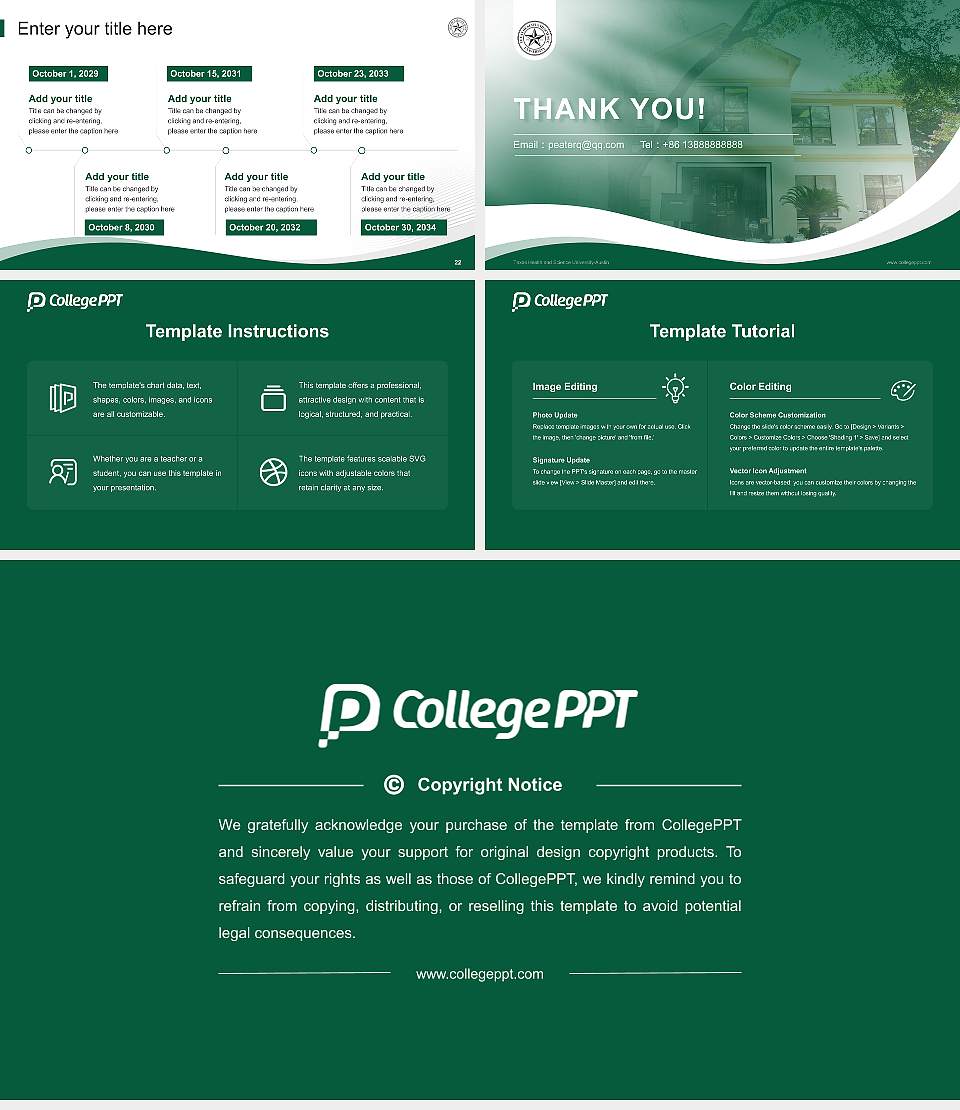 Texas Health and Science University-Austin Lecture Sharing and Networking Event PPT Template16:9 ratio PPT effect preview image4