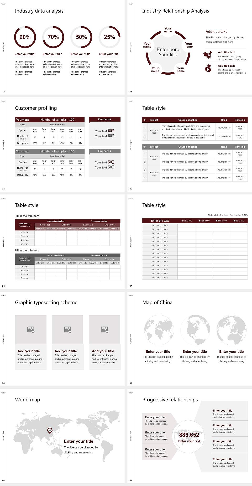 Texas State University Competition/Entrepreneurship Contest PPT Template4:3 ratio PPT effect preview image5