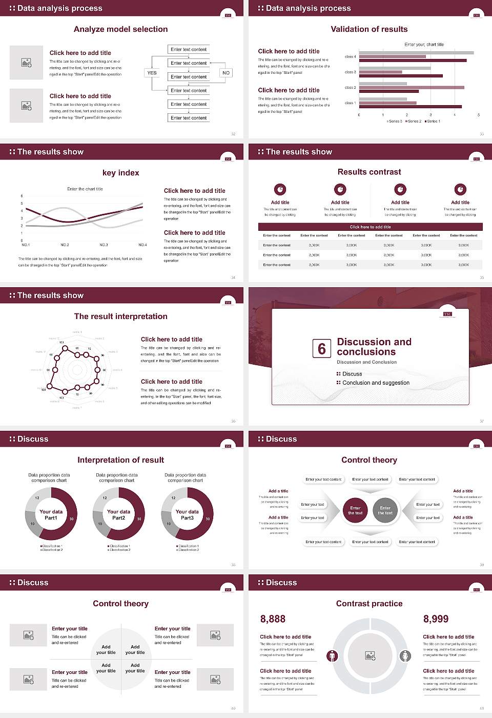 Texas Southern University Graduation Thesis Defense PPT Template16:9 ratio PPT effect preview image5
