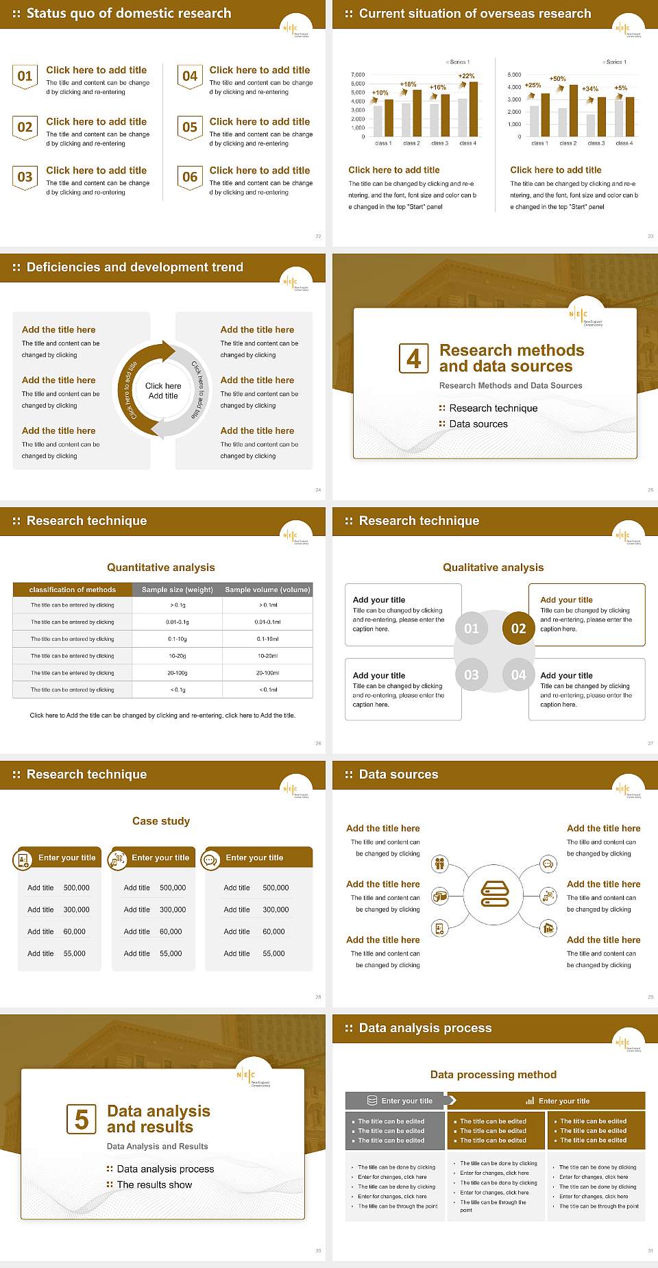 New England Conservatory of Music Graduation Thesis Defense PPT Template4:3 ratio PPT effect preview image4