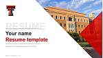 Texas Tech University Health Sciences Center-El Paso Lebenslauf Powerpoint Vorlage