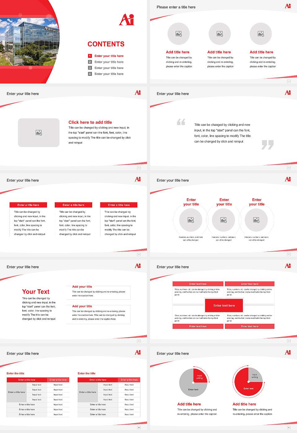 The Art Institute of Houston Course/Courseware Creation PPT Template16:9 ratio PPT effect preview image2