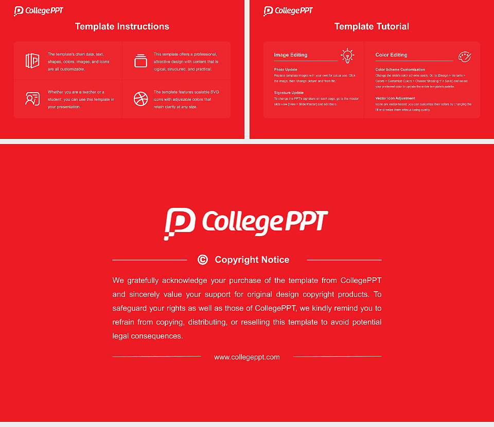The Art Institute of Houston Course/Courseware Creation PPT Template16:9 ratio PPT effect preview image5