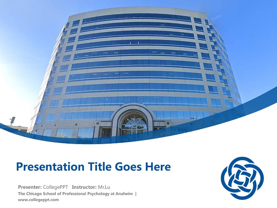 The Chicago School of Professional Psychology at Anaheim Course/Courseware Creation PPT Template4:3 ratio PPT effect preview image5