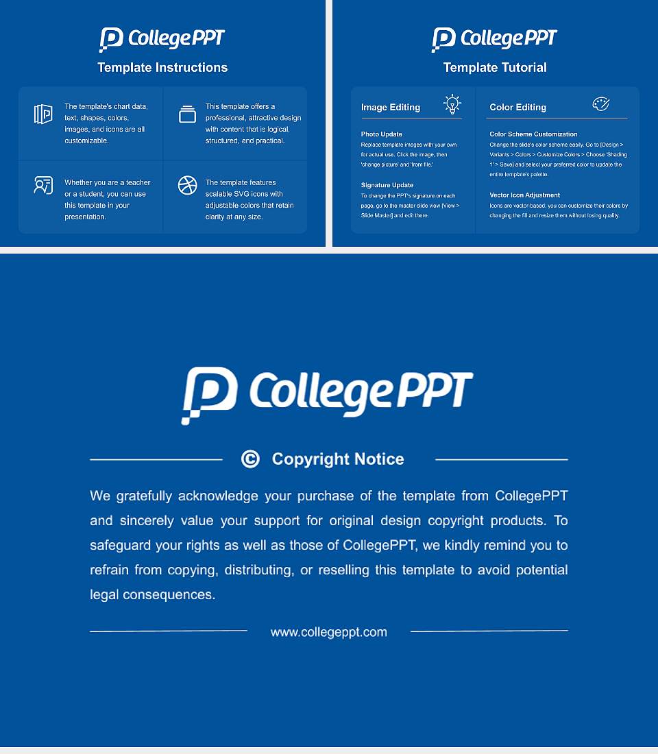 The Chicago School of Professional Psychology at Anaheim Course/Courseware Creation PPT Template4:3 ratio PPT effect preview image5