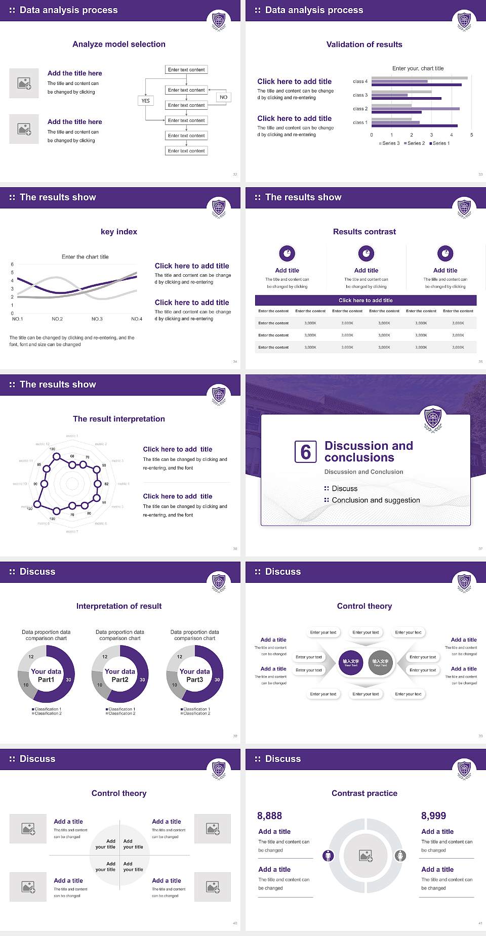 University of Central Arkansas Graduation Thesis Defense PPT Template4:3 ratio PPT effect preview image5