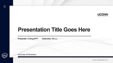 University of Connecticut Thesis Proposal/Graduation Defense PPT Template