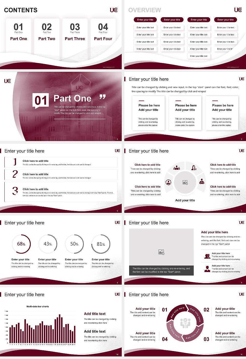 University of Charleston Lecture Sharing and Networking Event PPT Template16:9 ratio PPT effect preview image2