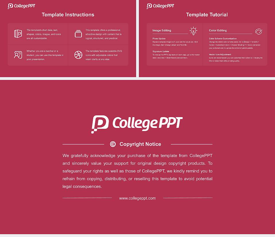University of Advancing Technology Course/Courseware Creation PPT Template16:9 ratio PPT effect preview image5