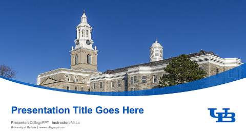 University at Buffalo Course/Courseware Creation PPT Template